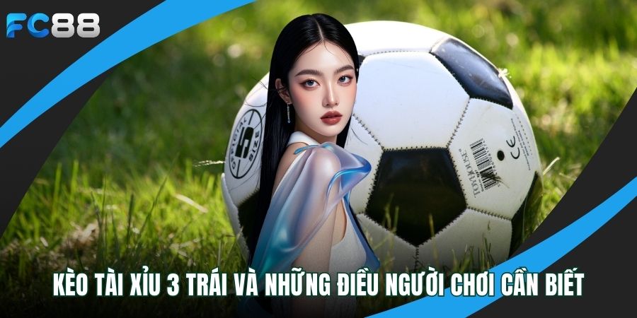 kèo tài xỉu 3 trái
